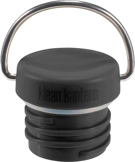 Klean Kanteen Classic Narrow Loop Thermos Bottle Stainless Steel BPA Free 350ml Black with Loop