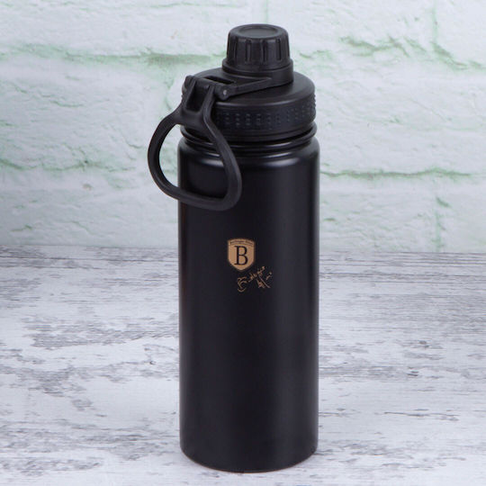 Berlinger Haus Black Rose Collection Bottle Thermos Stainless Steel 540ml Black with Mouthpiece