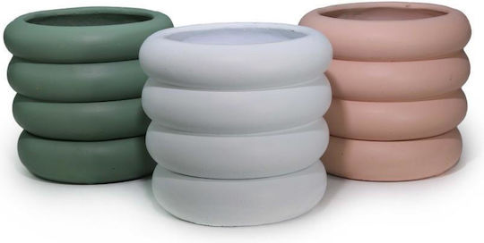 Viosarp Modern Round Σετ 3 Γλάστρες Πήλινες Κεραμική Viosarp Modern Round Σετ 3 Γλάστρες Πήλινες Κεραμική