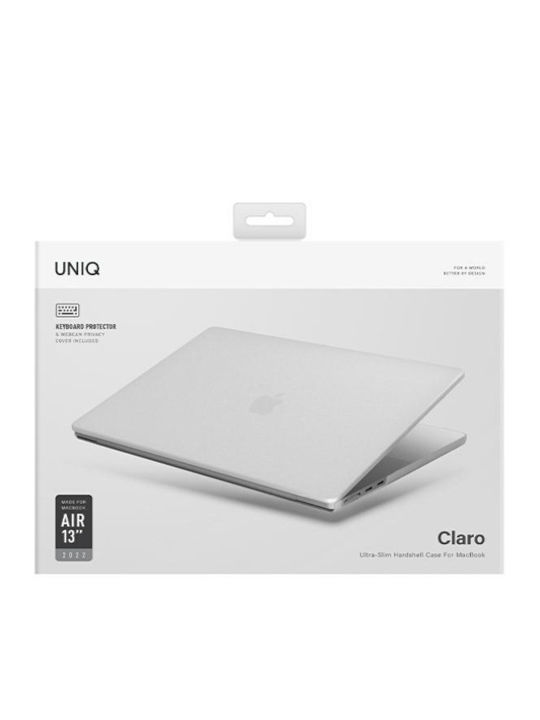 Uniq Κάλυμμα για Laptop MacBook Air 13 2022 Clear Matte UNIQ-MA13(2022)-CLAROMCLR