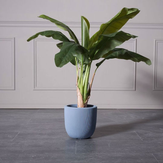Supergreens Stripe S Κασπώ Κεραμικό Μπλε 24x24x23εκ.