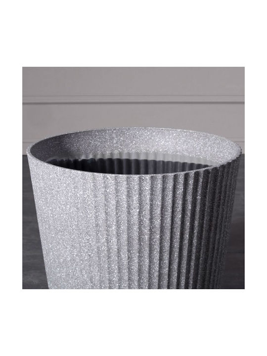 Supergreens Terazzo Planter Plastic Gray 45x45x40.5cm.