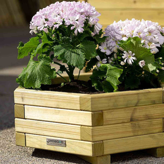 Showood Pot Wooden 65x65x21cm.
