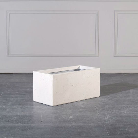 Supergreens Dusty Planter Box Ceramică Bej 60x30x30cm.