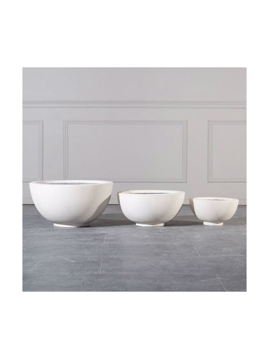 Supergreens Solid Pot Ceramic 56x56x29cm.