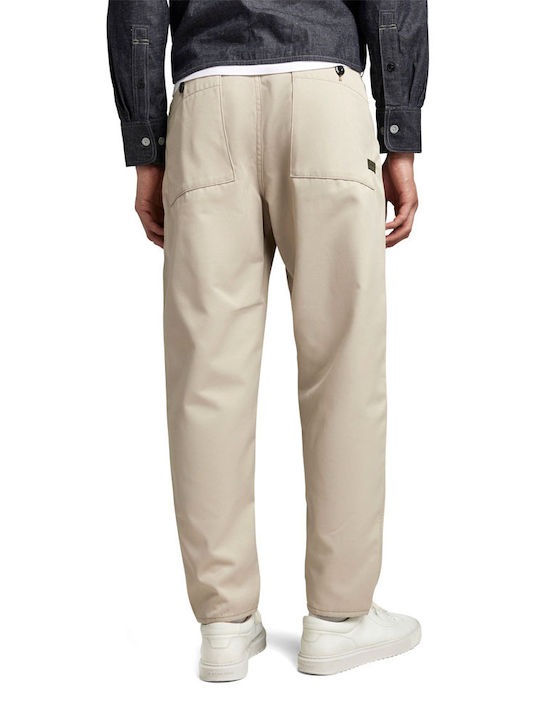 Worker Ανδρικό Παντελόνι Chino Relaxed Fit Μπεζ