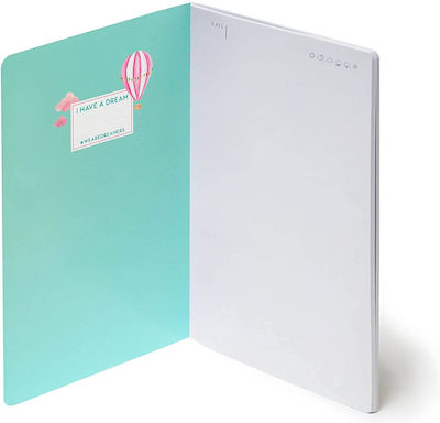 Legami Milano Air Balloon Notebook A5 with Blank Pages Multicolour