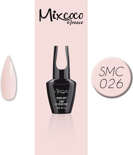 Mixcoco Classic Semipermanent Lac de Unghii 026 15ml 1buc
