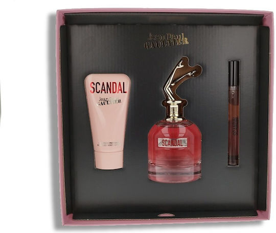 Jean Paul Gaultier Scandal Γυναικείο Σετ με Eau de Parfum και Mini Άρωμα 3τμχ