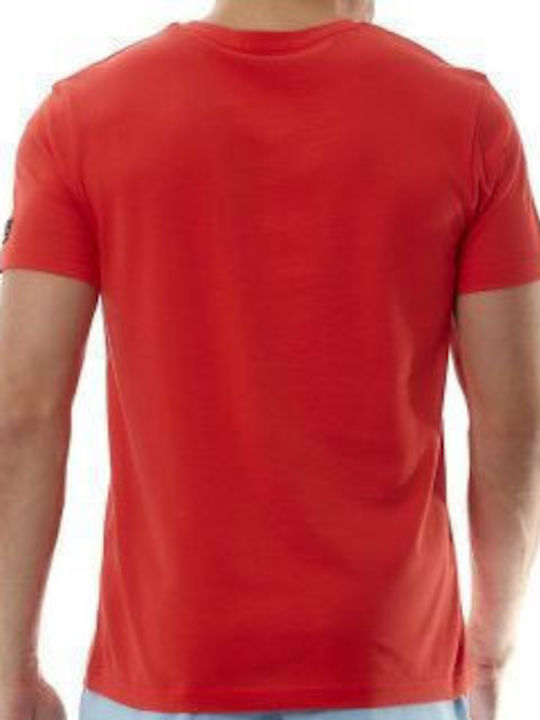 Maui & Sons Tricou pentru bărbați cu mâneci scurte Roșu