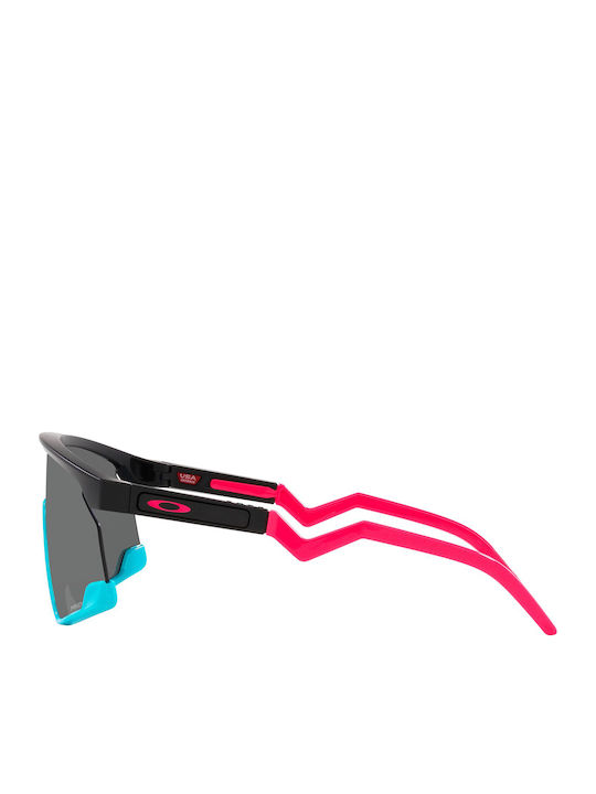 Oakley Bxtr Unisex Sunglasses with Multicolour Plastic Frame and Black Lens OO9280-05