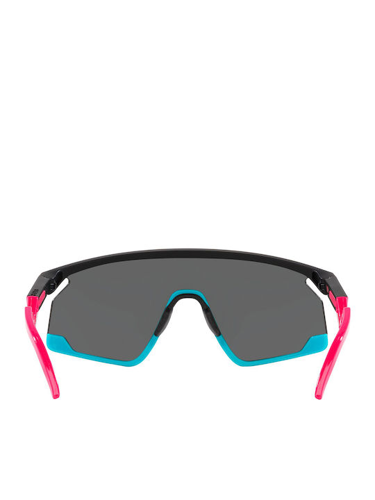Oakley Bxtr Unisex Sunglasses with Multicolour Plastic Frame and Black Lens OO9280-05
