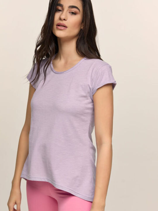 Bodymove Feminin Tricou Liliac