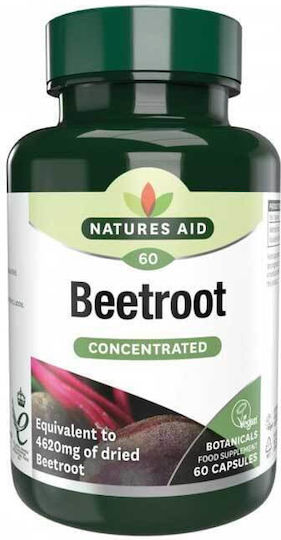 Natures Aid Beetroot 60 κάψουλες