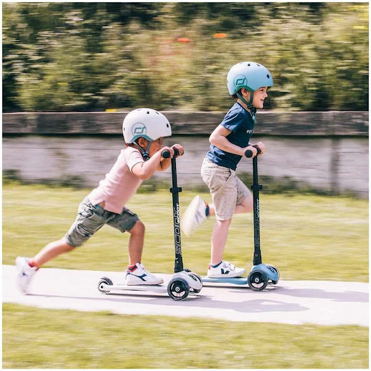 Scoot & Ride Kids Scooter Foldable Highwaykick 3 3-Wheel for 3-6 Years Green