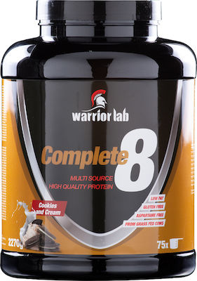 Warrior Lab Complete 8 Fără gluten cu Aromă de Fursecuri și cremă 2.27kg