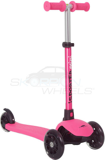 Skorpion Wheels Παιδικό Πατίνι M1 iSporter Mini Τρίτροχο με Κάθισμα Φούξια