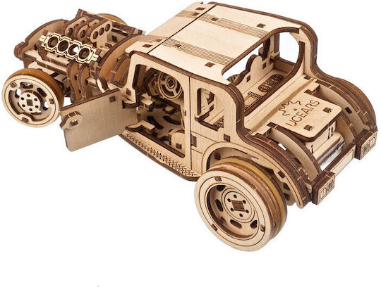 Ugears Παιχνίδι Κατασκευών Ξύλινo Αυτοκίνητο Furious Mouse