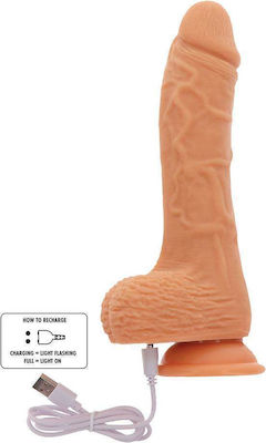 ToyJoy Get Real Naked Up & Down Vibrator Massage 20cm Fleisch