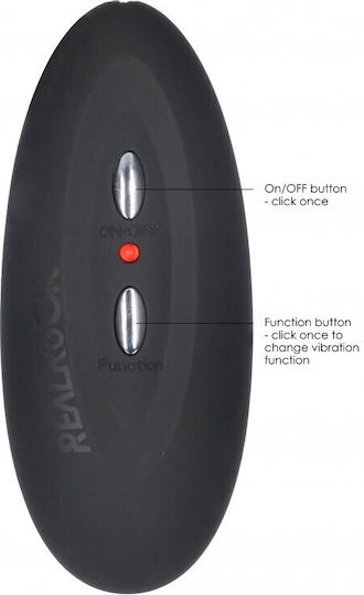 Shots RealRock Vibrating Realistic Cock With Scrotum Реалистичен Вибратор 30см Плът