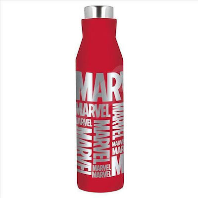 Stor Kids Stainless Steel Thermos Water Bottle Red 580ml