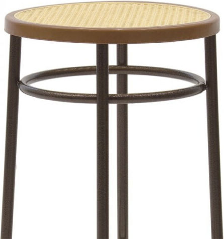Taburet Bar Viena Ecru / Maro Forjat 40x40x77cm Taburet Bar Viena Ecru / Maro Forjat 40x40x77cm