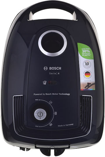 Bosch BGB38BU3H Ηλεκτρική Σκούπα 600W με Σακούλα 4lt Μπλε