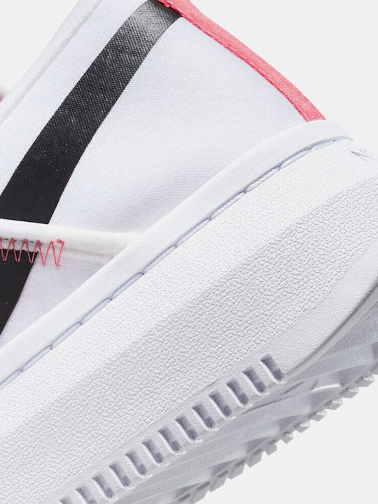 Court Vsion Alta Flatforms Sneakers White / Black / Sea Coral