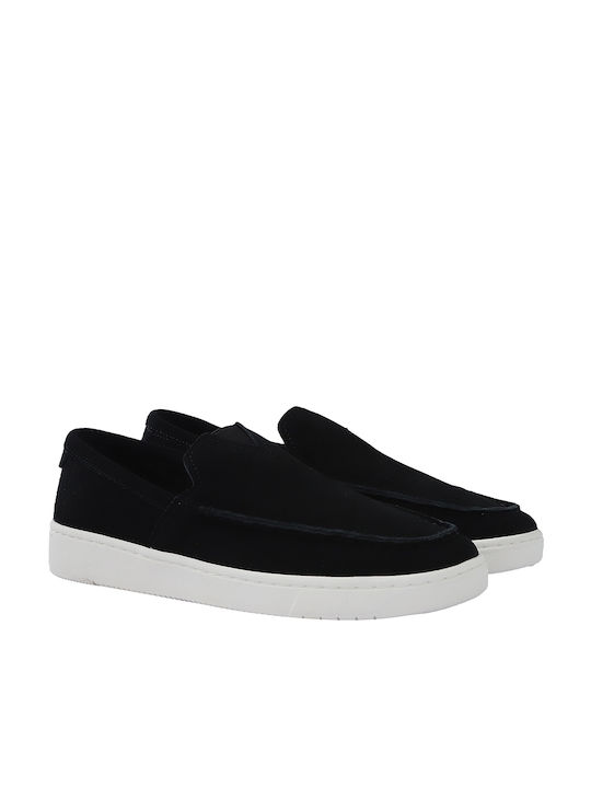 Toms Lite Loafer Men's Canvas Slip-Ons Black