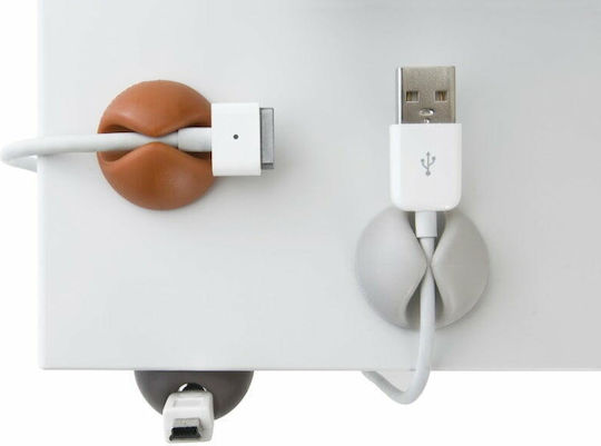 Bluelounge CableDrop Μαύρο 6τμχ