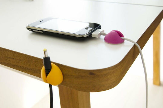 Bluelounge CableDrop Μαύρο 6τμχ