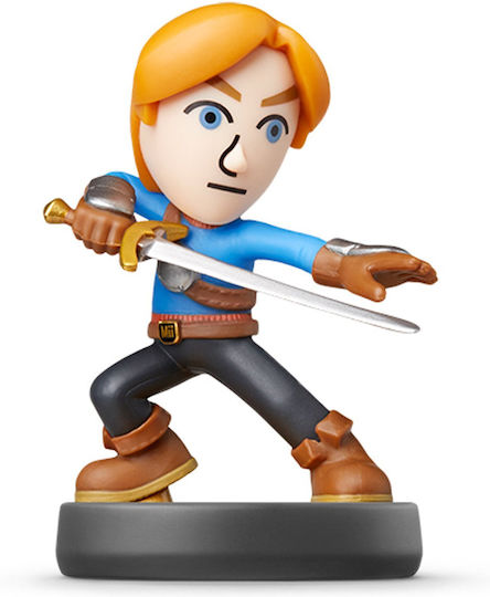 Nintendo Amiibo Super Smash Bros Mii Swordfighter No.49 Character Figure for WiiU