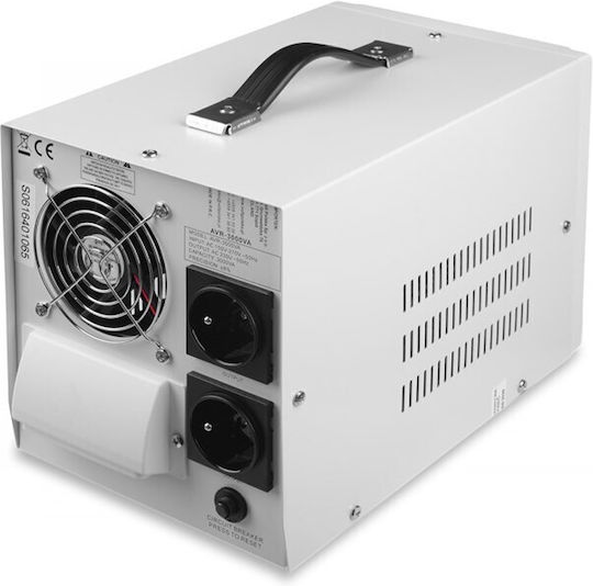 Volt Polska AVR-3000VA Σταθεροποιητής Τάσης με 2 Πρίζες Ρεύματος