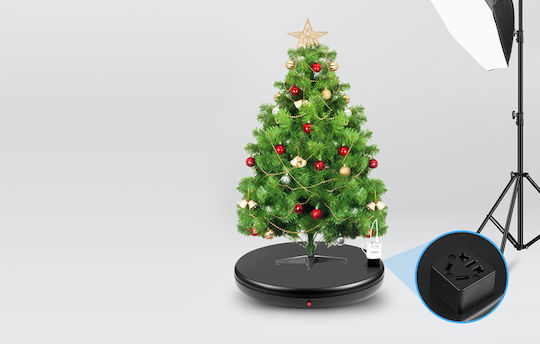 Puluz Rotating Display Βάση Black with Power Socket
