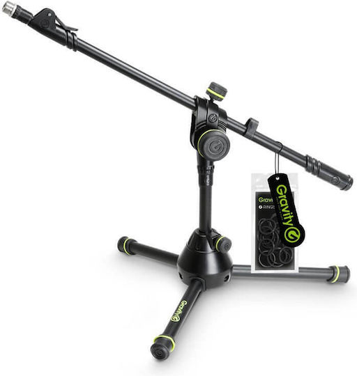 Gravity Floor Microphone Stand MS 3122 HDB in Black Color