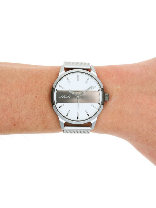 Oozoo Timepieces Ρολόι Μπαταρίας με Μεταλλικό Μπρασελέ Oozoo Timepieces Ρολόι Μπαταρίας με Μεταλλικό Μπρασελέ