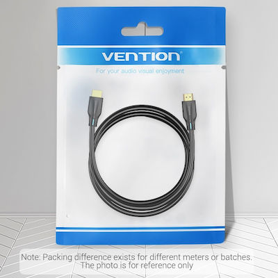 Vention HDMI 2.1 Cable HDMI male - HDMI male 1.5m Μαύρο