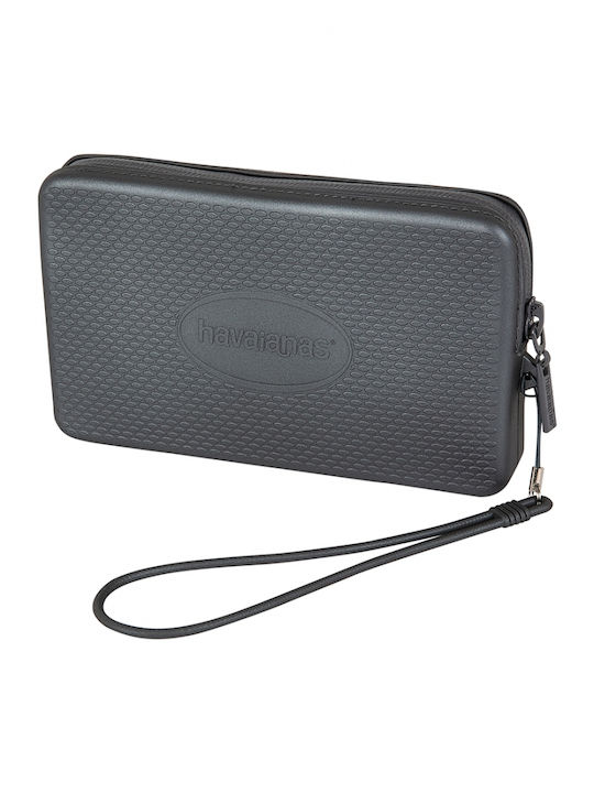 Toiletry Bag Mini Plus Cool Metallic in Gray color 17cm