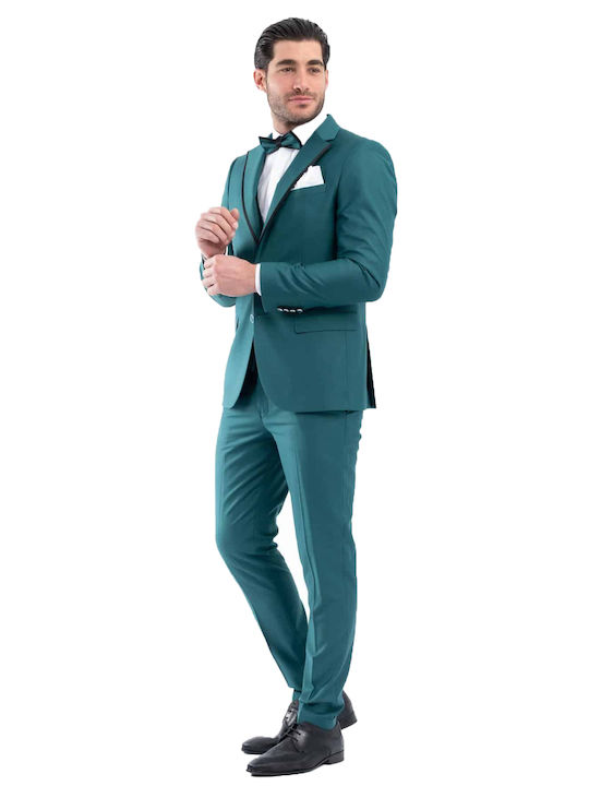 Vittorio Artist Men's Suit with Vest MInt