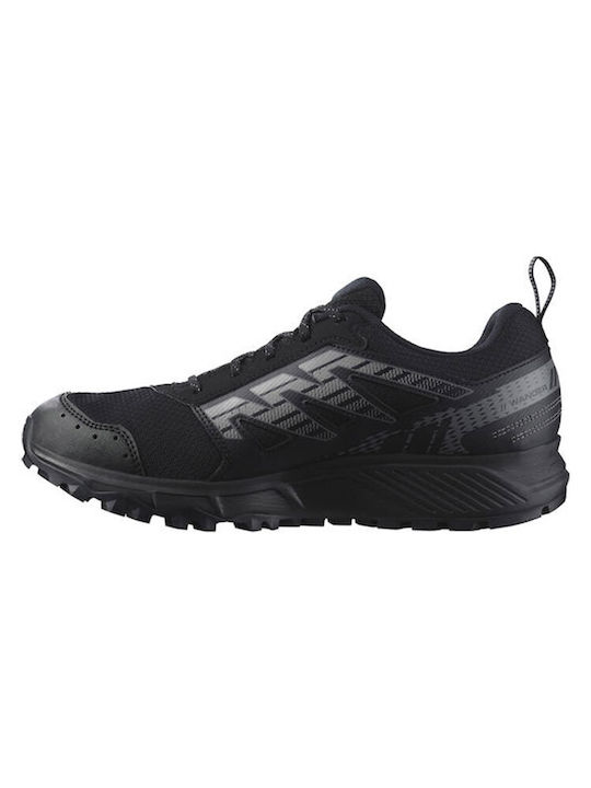 Salomon Wander GTX Sportschuhe Schwarz Wasserdicht mit Gore-Tex Membran