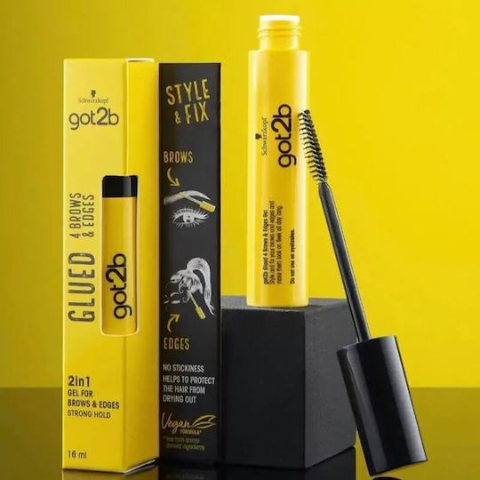 göt2b Glued 4 Brows & Edges Gel for Eyebrows Transparent 16ml