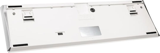 Ducky One 3 Gaming Mechanische Tastatur mit Cherry MX Geräuschlos Rot Schaltern und RGB-Beleuchtung (Englisch US) Pure White