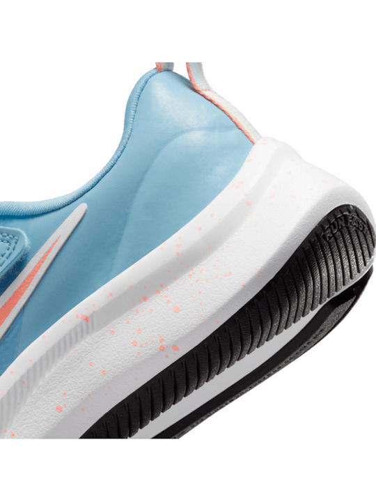 Star Runner Star Runner 3 PSV Kids Sports Shoes Running with Hoop & Loop Closure Light Blue