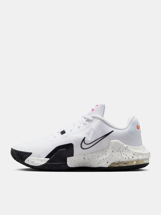 Air Max Impact 4 Χαμηλά Μπασκετικά Παπούτσια White / Sail / Copa / Black