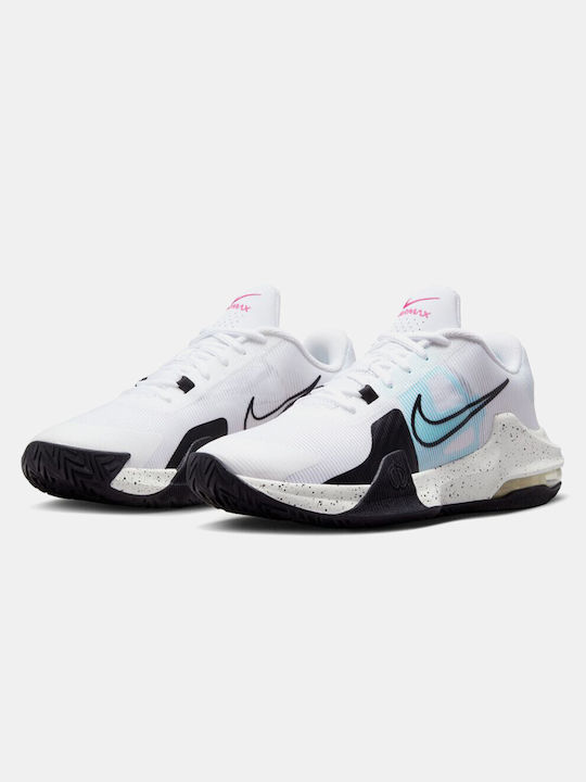 Nike Air Max Impact 4 Low Basketball Shoes White / Sail / Copa / Black