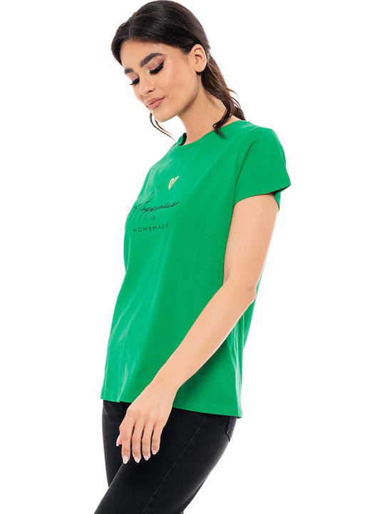 Bluze Damă T-shirt Verde