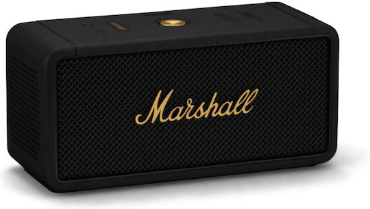 Marshall Middleton Waterproof Bluetooth Speaker 60W with Battery Life up to 20 hours Black and Brass