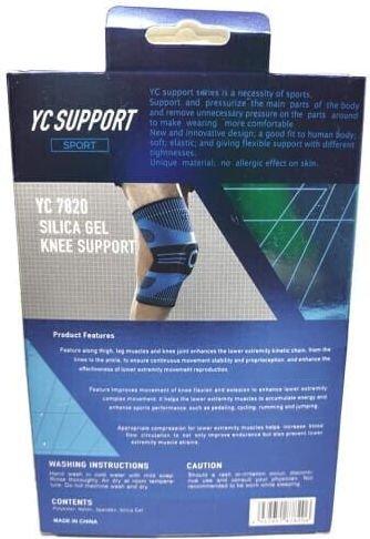 YC Support Echipament Pentru Genunchi Albastru YC 782