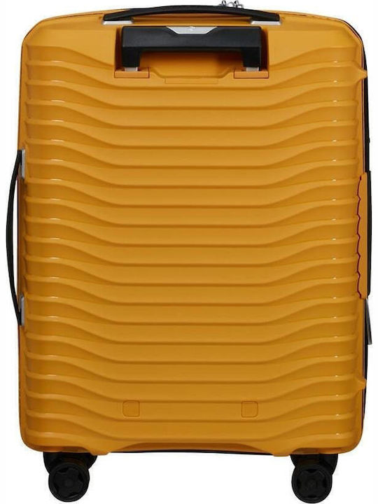 Samsonite Upscape Cabin Hard Yellow Suitcase With 4 Wheels Height 55cm