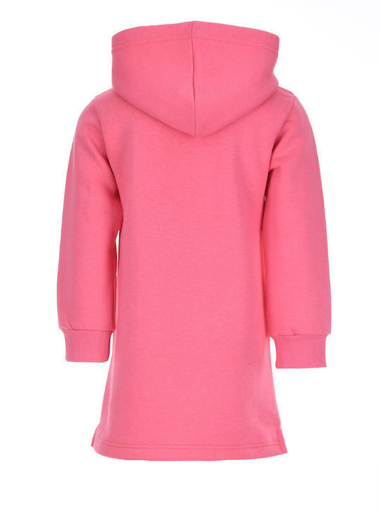 Kinderkleid Mädchenkleider Langärmelig Fuchsie